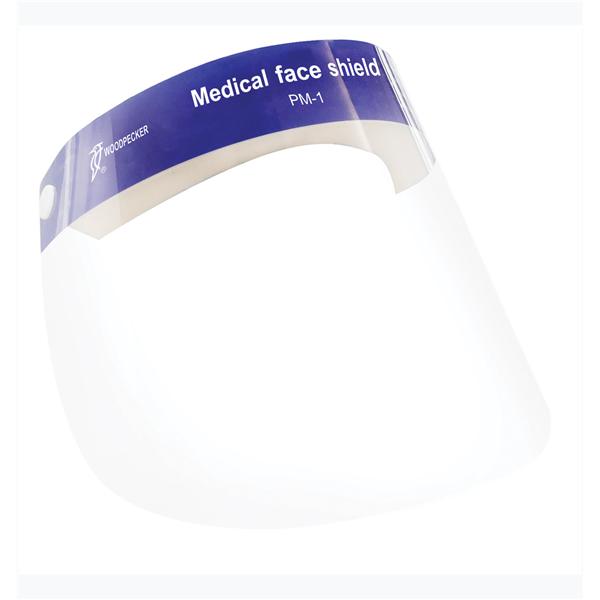 Face Shield Woodpecker Blue / Clear 100/Bx